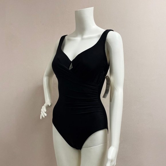 Miraclesuit Escape Black One Piece Bathing Suit - Picture 3 of 9